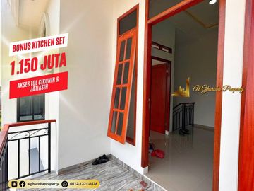 RUMAH BARU 2 LANTAI SIAP HUNI BONUS KITCHEN SET AKSES TOL CIKUNIR, JATIBENING, JATIASIH