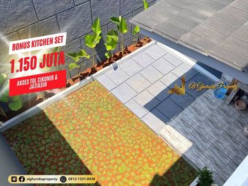 RUMAH BARU 2 LANTAI SIAP HUNI BONUS KITCHEN SET AKSES TOL CIKUNIR, JATIBENING, JATIASIH