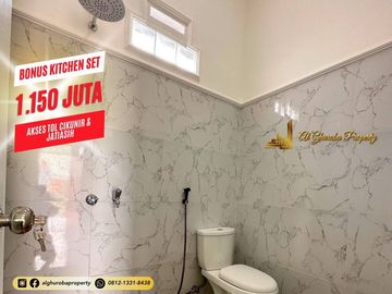 RUMAH BARU 2 LANTAI SIAP HUNI BONUS KITCHEN SET AKSES TOL CIKUNIR, JATIBENING, JATIASIH