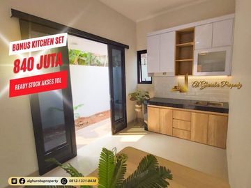 RUMAH SIAP HUNI AKSES TOL DI TIMUR JAKARTA 800 JUTA-AN BISA KPR SYARIAH BSI