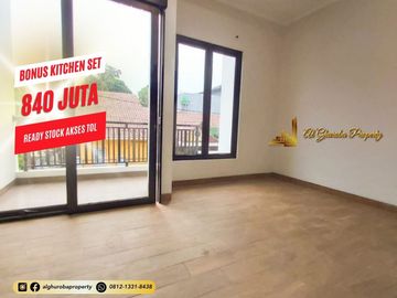 RUMAH SIAP HUNI AKSES TOL DI TIMUR JAKARTA 800 JUTA-AN BISA KPR SYARIAH BSI