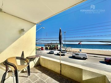 REÑACA - VENDE DEPTO 3D 2B 1E BODEGA - FRENTE A LA PLAYA