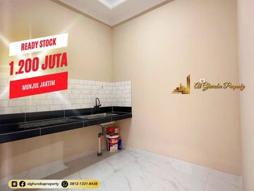 JUAL CEPAT RUMAH BARU 3 KT SIAP HUNI AKSES ST.LRT CIRACAS, TOL CIBUBUR, SHM, BATA MERAH