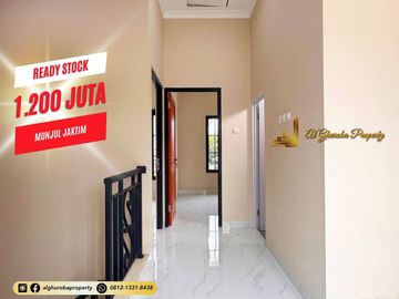 JUAL CEPAT RUMAH BARU 3 KT SIAP HUNI AKSES ST.LRT CIRACAS, TOL CIBUBUR, SHM, BATA MERAH