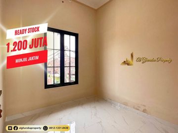 JUAL CEPAT RUMAH BARU 3 KT SIAP HUNI AKSES ST.LRT CIRACAS, TOL CIBUBUR, SHM, BATA MERAH