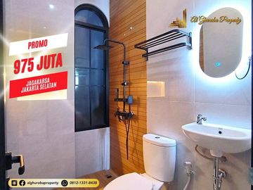 RUMAH AMERICAN MODERN 2 LANTAI 3 KT MURAH 900 JUTA-AN JAGAKARSA JAKARTA, SHM, FREE BIAYA