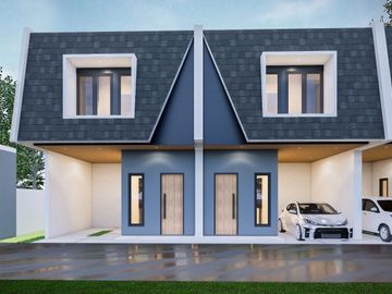 INVESTASI RUMAH 2 LANTAI, 15 MNT KE ST. MRT LEBAK BULUS, SHM 700 JT FREE BIAYA