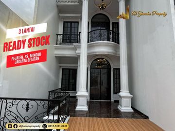 RUMAH 3 LANTAI MEWAH MURAH SIAP HUNI PEJATEN PASAR MINGGU DEKAT PANCORAN KALIBATA