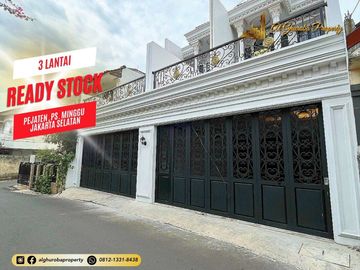 RUMAH 3 LANTAI MEWAH MURAH SIAP HUNI PEJATEN PASAR MINGGU DEKAT PANCORAN KALIBATA