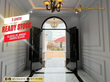 RUMAH 3 LANTAI MEWAH MURAH SIAP HUNI PEJATEN PASAR MINGGU DEKAT PANCORAN KALIBATA