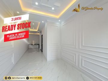 RUMAH 3 LANTAI MEWAH MURAH SIAP HUNI PEJATEN PASAR MINGGU DEKAT PANCORAN KALIBATA