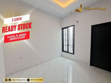 RUMAH 3 LANTAI MEWAH MURAH SIAP HUNI PEJATEN PASAR MINGGU DEKAT PANCORAN KALIBATA