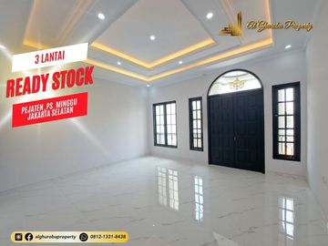 RUMAH 3 LANTAI MEWAH MURAH SIAP HUNI PEJATEN PASAR MINGGU DEKAT PANCORAN KALIBATA