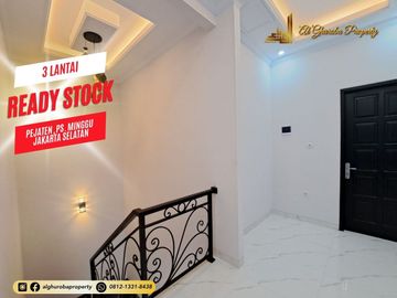 RUMAH 3 LANTAI MEWAH MURAH SIAP HUNI PEJATEN PASAR MINGGU DEKAT PANCORAN KALIBATA