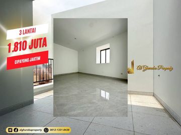 JUAL RUMAH MEWAH 3 LANTAI MURAH DEKAT TOL SETU BAMBU APUS MABES TNI CILANGKAP 1 MILYARAN