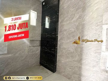 JUAL RUMAH MEWAH 3 LANTAI MURAH DEKAT TOL SETU BAMBU APUS MABES TNI CILANGKAP 1 MILYARAN