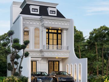Dijual Rumah Klasik Mewah Dekat Stasiun Universitas Pancasila Srengseng Sawah Jaksel