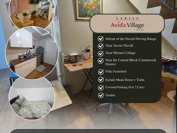 House and Lot for sale Fully Furnished in Avida Cerise Village Nuvali Sta. Rosa Laguna