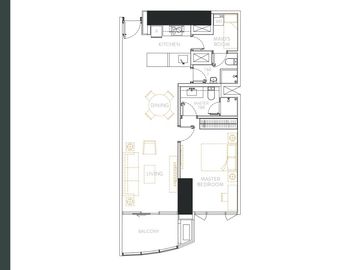 Shang Residences Wack Wack 2 Bedroom Condo Corner unit