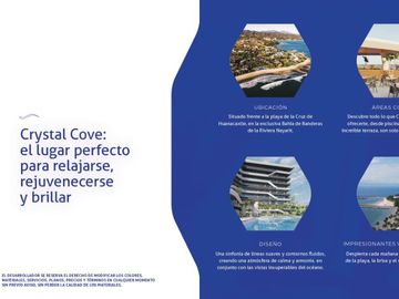 Departamentos en venta frente al mar, en la cruz de Huanacaxtle, Bucerias, Nayarit