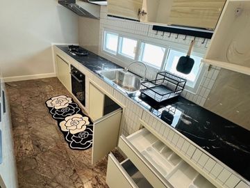 Pool villa for sale at Hang Dong in a hi-end village, decorated in modern luxury style.