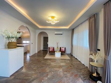 Pool villa for sale at Hang Dong in a hi-end village, decorated in modern luxury style.