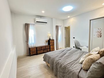 Pool villa for sale at Hang Dong in a hi-end village, decorated in modern luxury style.