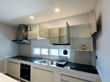 Pool villa for sale at Hang Dong in a hi-end village, decorated in modern luxury style.