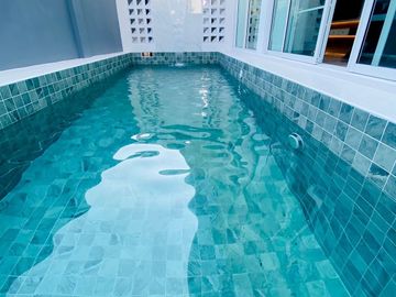 Pool villa for sale at Hang Dong in a hi-end village, decorated in modern luxury style.
