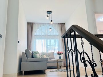 Pool villa for sale at Hang Dong in a hi-end village, decorated in modern luxury style.