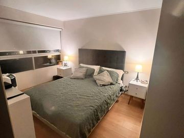 Alquilo Departamento Amoblado 54 m2 Vista Externa 2 Dormitorios Cochera y Áreas Comunes en Barranco