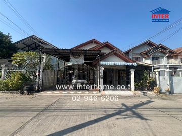2-storey detached house, 60 sq.w., Petchphailin Village 2, near Top Charoen Optical Shop, Soi Khubon 27, Intersection 28, Ram Intra Road, Khubon Road,