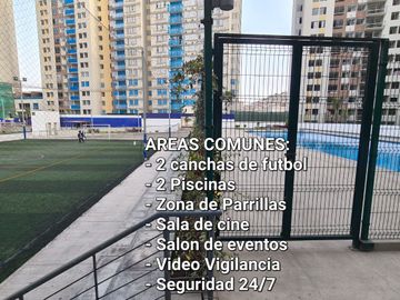 Venta de Departamento con Balcon, El Agustino, Av Los Nogales