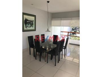 ¡¡ Excelente Oportunidad !! ¡¡ Alquiler De Bonito Departamento Flat De 160 M2. Listo Para Mudarte Muy Bien Ubicado En La Calle 30 De Zona Residencial