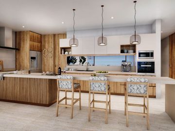 Vive el lujo frente al mar en Telchac Puerto - Departamento de 3 habitaciones y 3 baños