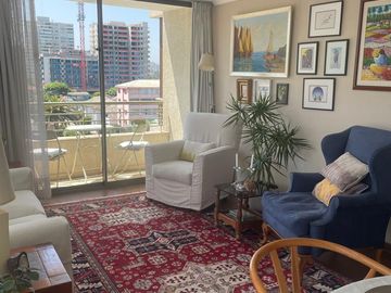 SE VENDE ACOGEDOR Y SOLEADO DEPARTAMENTO PLAN DE VIÑA