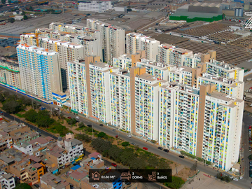 DEPARTAMENTO DE 3 HABITACIONES EN EL AGUSTINO