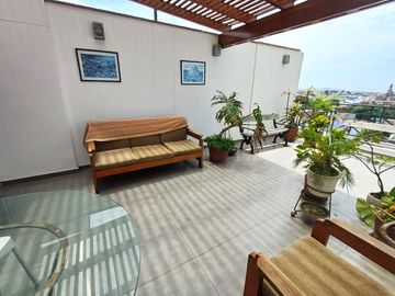 ALQUILO AMPLIO DUPLEX EN JIRON FIDELLI 120 , PISO 6 BARRANCO