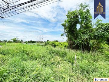 ขาย ที่ดินเปล่า 107 ไร่ ติดถนนบางนาตราด สีส้มลายจุดขาว ใกล้แม่น้ำบางปะกง