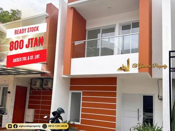 RUMAH SIAP HUNI 800 JUTA-AN SHM 3KT AKSES JL. DR. RATNA JATIKRAMAT, TOL & STASIUN LRT CIKUNIR