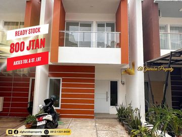 RUMAH SIAP HUNI 800 JUTA-AN SHM 3KT AKSES JL. DR. RATNA JATIKRAMAT, TOL & STASIUN LRT CIKUNIR