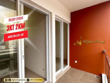 RUMAH SIAP HUNI 800 JUTA-AN SHM 3KT AKSES JL. DR. RATNA JATIKRAMAT, TOL & STASIUN LRT CIKUNIR