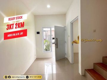 RUMAH SIAP HUNI 800 JUTA-AN SHM 3KT AKSES JL. DR. RATNA JATIKRAMAT, TOL & STASIUN LRT CIKUNIR