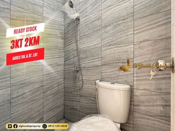 RUMAH SIAP HUNI 800 JUTA-AN SHM 3KT AKSES JL. DR. RATNA JATIKRAMAT, TOL & STASIUN LRT CIKUNIR