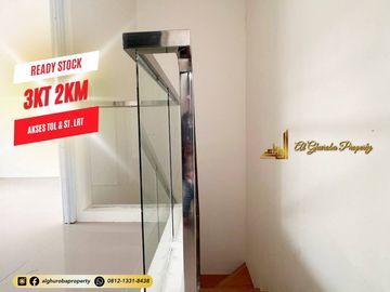 RUMAH SIAP HUNI 800 JUTA-AN SHM 3KT AKSES JL. DR. RATNA JATIKRAMAT, TOL & STASIUN LRT CIKUNIR
