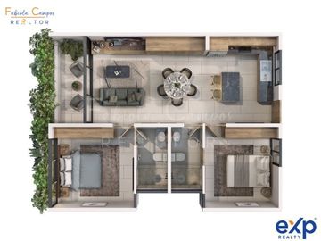 Departamento de 2 recámaras en VENTA al norte de Mérida Yucatán- entrega ABRIL 2027