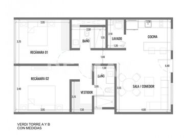 Departamento temozon en Venta.