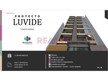Se Vende Departamento De Estreno En La Calera Surquillo