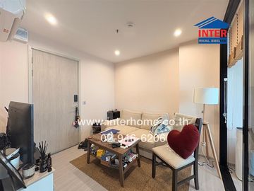 Condominium 32.2 sq.m. Aspire Erawan Prime, next to BTS Erawan, Kanchanaphisek Ring Road, Sukhumvit Road, Mueang Samut Prakan, Samut Prakan