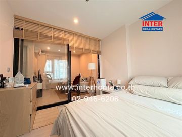 Condominium 32.2 sq.m. Aspire Erawan Prime, next to BTS Erawan, Kanchanaphisek Ring Road, Sukhumvit Road, Mueang Samut Prakan, Samut Prakan